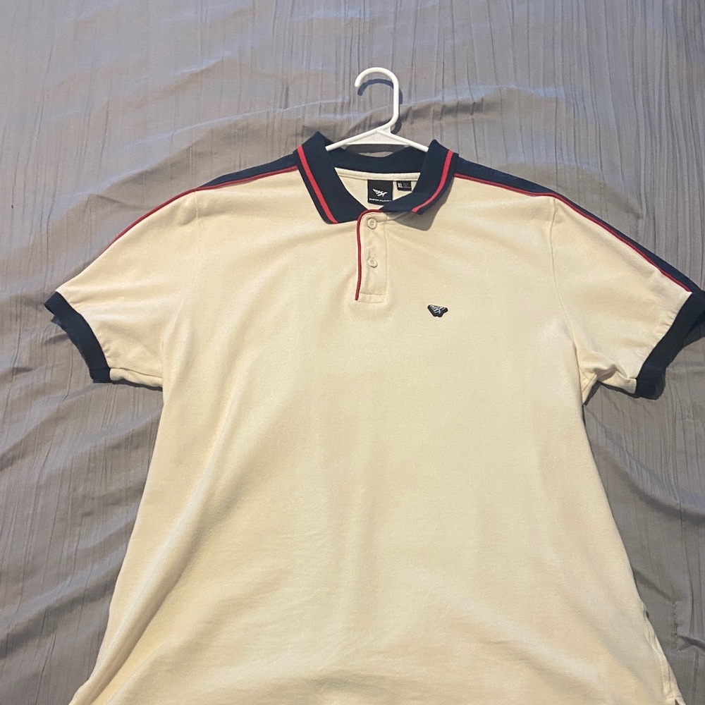 Paper Plane’s Men's Cream Polo Shirt